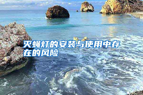 滅蠅燈的安裝與使用中存在的風(fēng)險