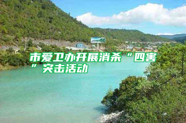 市愛衛辦開展消殺“四害”突擊活動