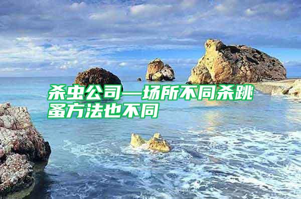 殺蟲(chóng)公司—場(chǎng)所不同殺跳蚤方法也不同