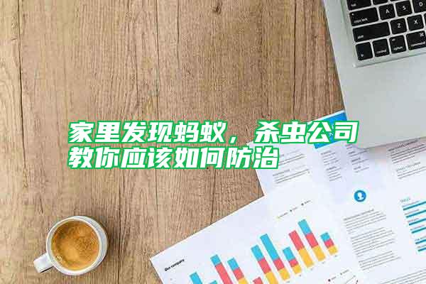 家里發(fā)現(xiàn)螞蟻，殺蟲公司教你應該如何防治