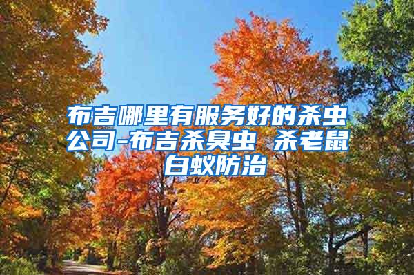 布吉哪里有服務(wù)好的殺蟲公司-布吉?dú)⒊粝x 殺老鼠 白蟻防治