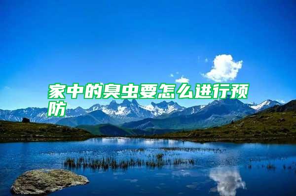 家中的臭蟲要怎么進(jìn)行預(yù)防