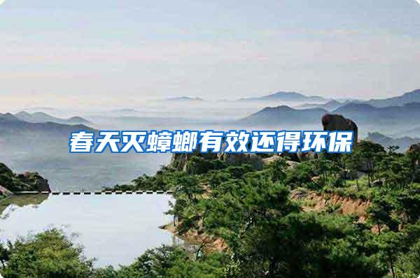 春天滅蟑螂有效還得環(huán)保