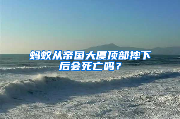 螞蟻從帝國大廈頂部摔下后會死亡嗎？
