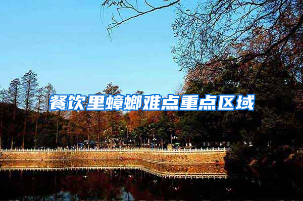 餐飲里蟑螂難點(diǎn)重點(diǎn)區(qū)域
