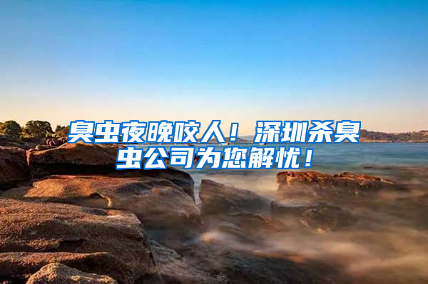臭蟲夜晚咬人！深圳殺臭蟲公司為您解憂！